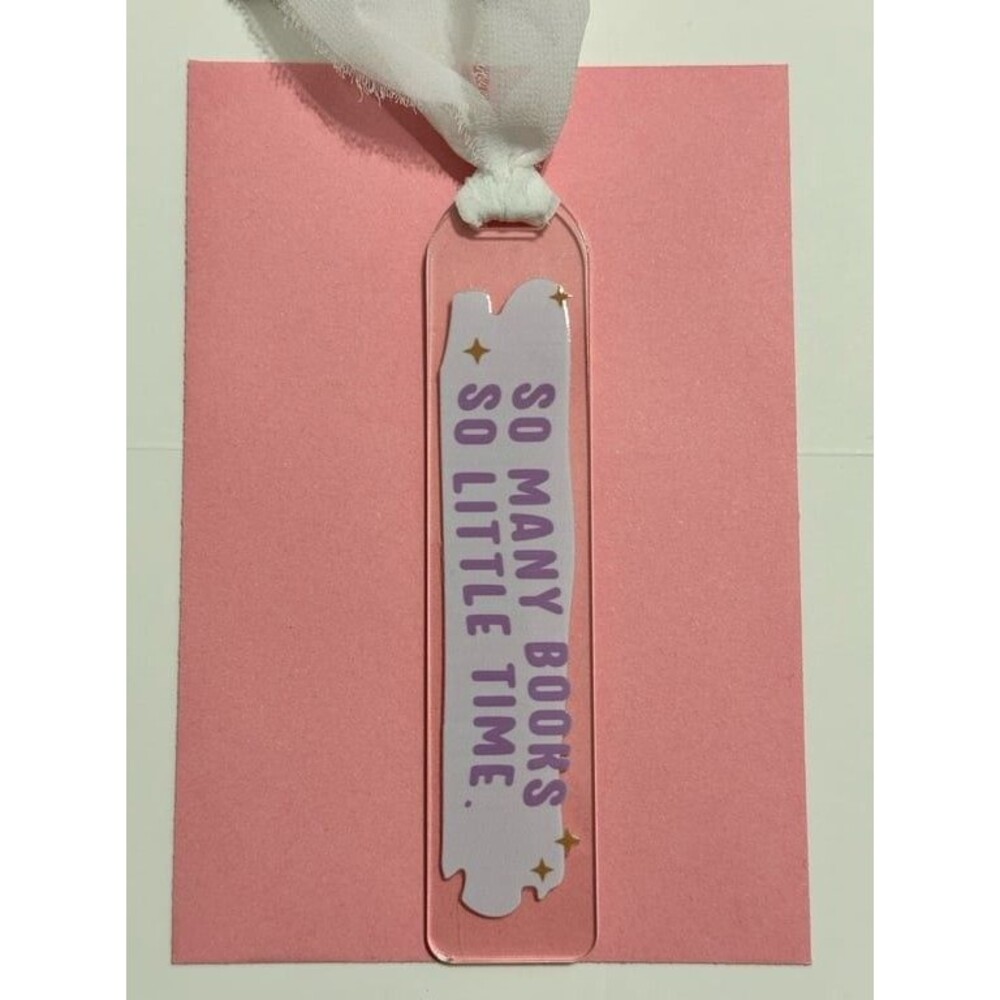 Cute Bookish bookmark with tassel
